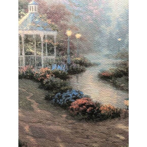 Thomas Kinkade "Beyond Spring Gate" sighned - Picture 15 of 16